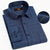 Men's Standard-Fit Long-Sleeve Shirt with Single Chest Pocket Button Closure Casual 100% Cotton Shirts