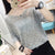 2020 knitted women's sweater, thin style new summer bat sleeve blouse loose mesh tunnels