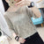2020 knitted women's sweater, thin style new summer bat sleeve blouse loose mesh tunnels