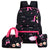 3pcs/set Printing Fashion Kids Lovely Backpack For Girls School bag