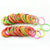 New 100PCS/Lot Girls Candy Colors Nylon 3CM Rubber Bands Children Safe Elastic Hair Bands Ponytail Holder Girls Hair Accessories
