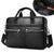 WESTAL Bag men's Genuine Leather briefcase man laptop bag natural Leather for men