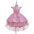 2020 Pink Girls Dresses For Wedding Tulle Lace Long Girl Dress Party Christmas Dress Children Princess