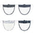 4PC  Mini Shield Washable Reusable Comfortable Mascarilla Transparent mouth cover