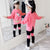 Brand kids Clothing Suit Spring & Autumn Girls Suit Panda Alphabet Two-piece Suit Outfits