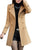 ZOGAA Autumn Winter Women's Woolen Long Trench Coat Elegant Solid Slim Fit Overcoat Jacket