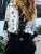 Women Floral Chain Print Elegant Blouse Shirt Office Lady Long Sleeve Button Shirt  Spring Blouse Tops