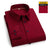 Men's Business Casual Shirt  Autumn Slim Top Blouse  Fit Fashion 97% Cotton Dress Shirts