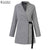 Fashion ZANZEA Women 2020 Ladies Autumn Pockets Office Female Suits and Coat Casual Solid Jackets