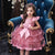 2020 Kids Girl Tutu Flower Dress Children Party Wedding Formal Dress for Girl Princess First