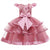 2020 Kids Girl Tutu Flower Dress Children Party Wedding Formal Dress for Girl Princess First