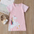 New Girls Toddler Baby Kids Clothes Dresses Summer Rainbow A-line Cotton Princess Tops