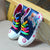 Kids Shoes for Girls Sneakers Elsa Anna Princess Canvas Children Denim Running Shoes